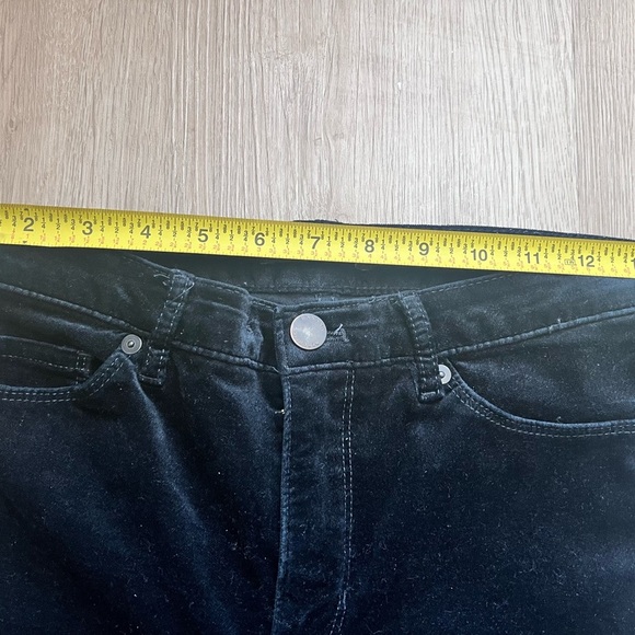 Banana Republic Cordoury Black Skinny Pants Size 2 - Picture 5 of 7
